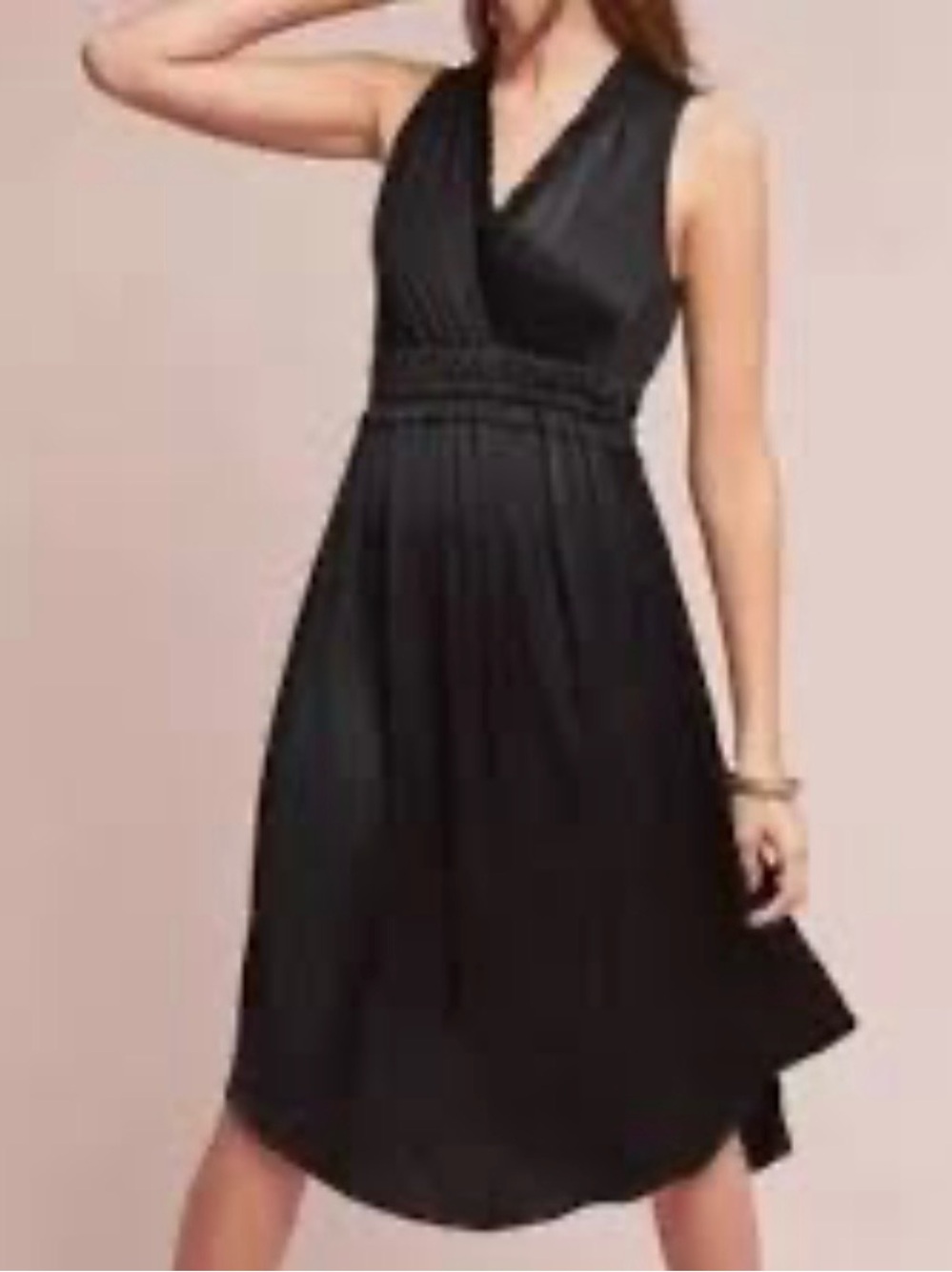 NWT Anthropologie Maeve La Habana Dress in Black – Size Medium